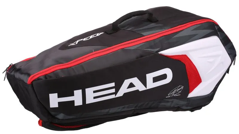 Head Novak Djokovic 6R Combi - black/white