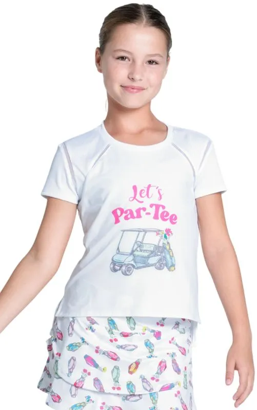 Lucky in Love Girls Let's Par Short Sleeve