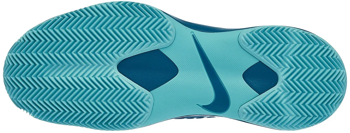 Nike Air Zoom Cage 3 Clay Jr - green abyss/metallic silver