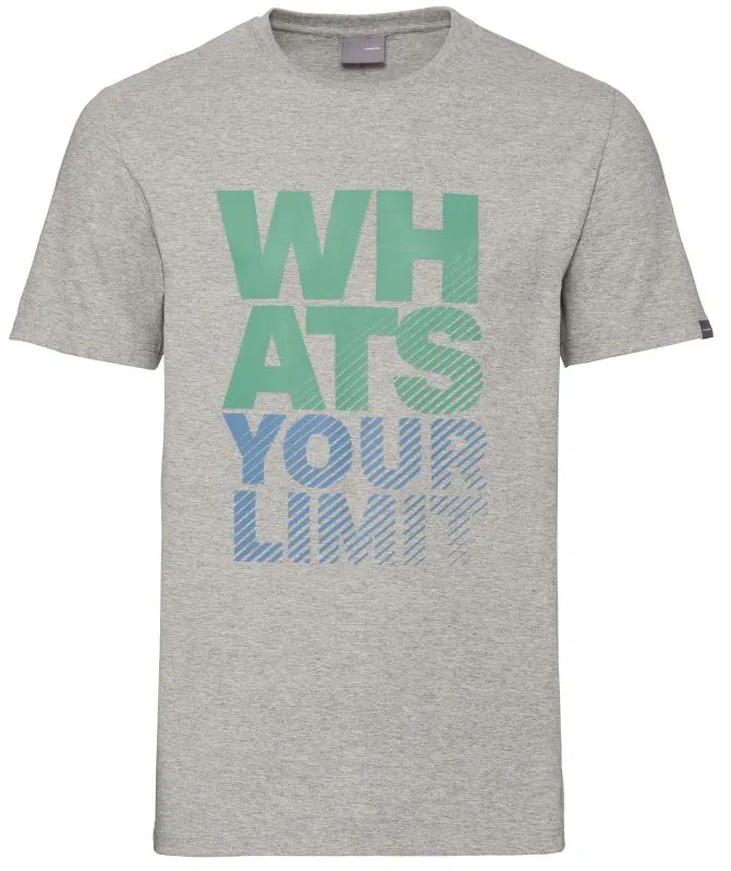 Head WYL T-Shirt M - grey melange