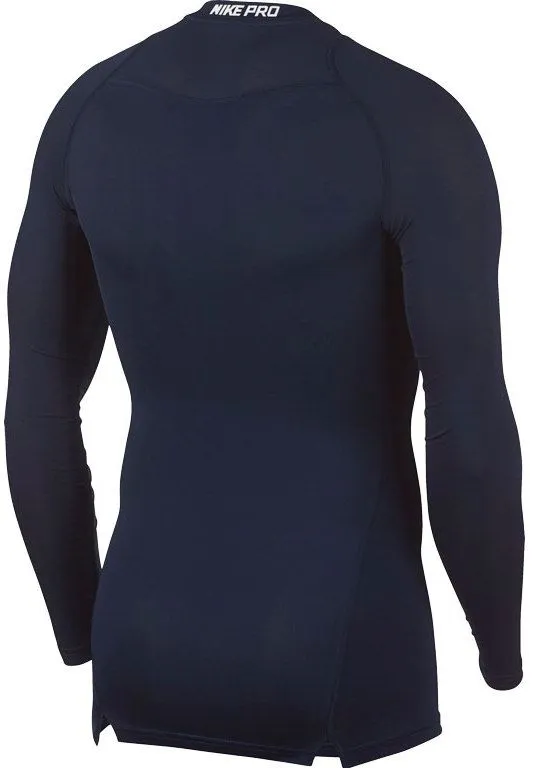 nike-pro-ls-comp-top-obsidian-white-white-2 Nike Pro LS Comp Top - obsidian/white/white