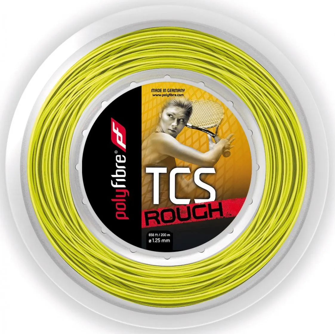 Polyfibre TCS Rough (200 m) - yellow