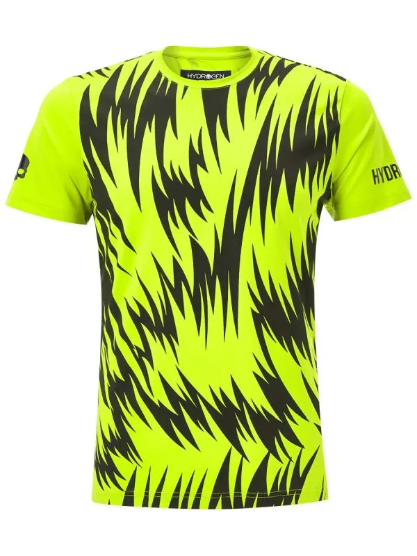 Hydrogen Scratch Tech Tee Man - fluo yellow