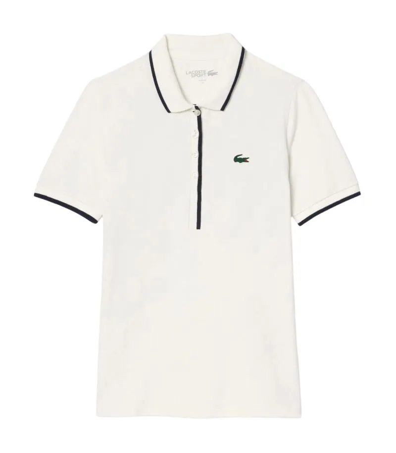 Lacoste Regular Fit Tennis Heat Regulating - white/navy blue Lacoste Regular Fit Tennis Heat Regulating - white/navy blue