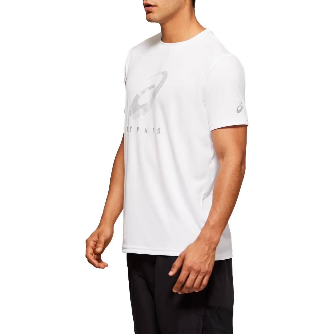Asics Practice M Spiral T - brilliant white/peacoat