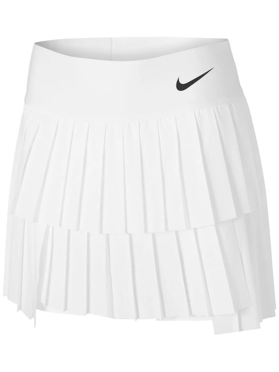 Nike Court Dri-Fit Advantage Skirt Pleated W - white/white/black