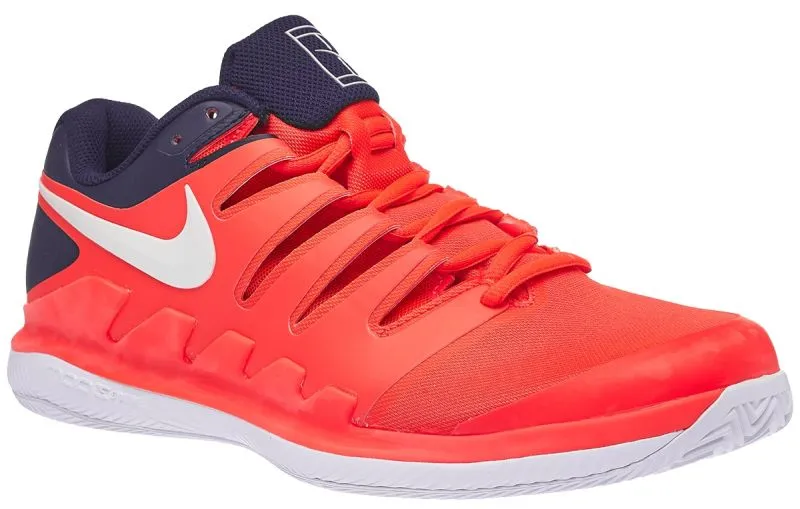 Nike Air Zoom Vapor X Clay - bright crimson/phantom/white