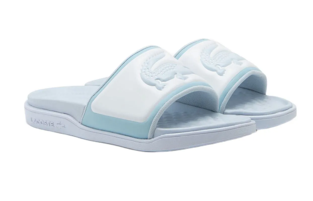 Lacoste Serve Slide Dual - white/light blue