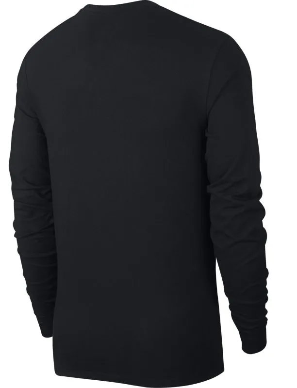 Nike Sportswear Club Tee LS - black/white