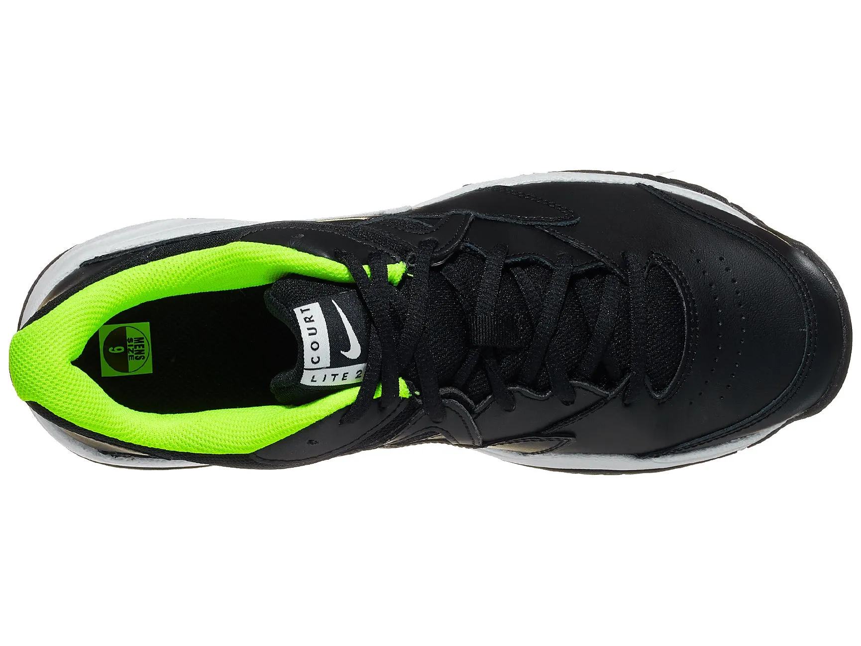 Nike Court Lite 2 - black/white/volt