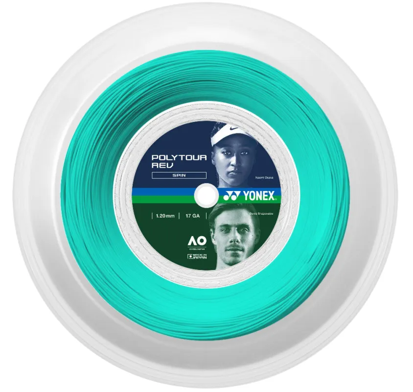 RevProMint_reel Yonex Poly Tour Rev (200 m) - mint