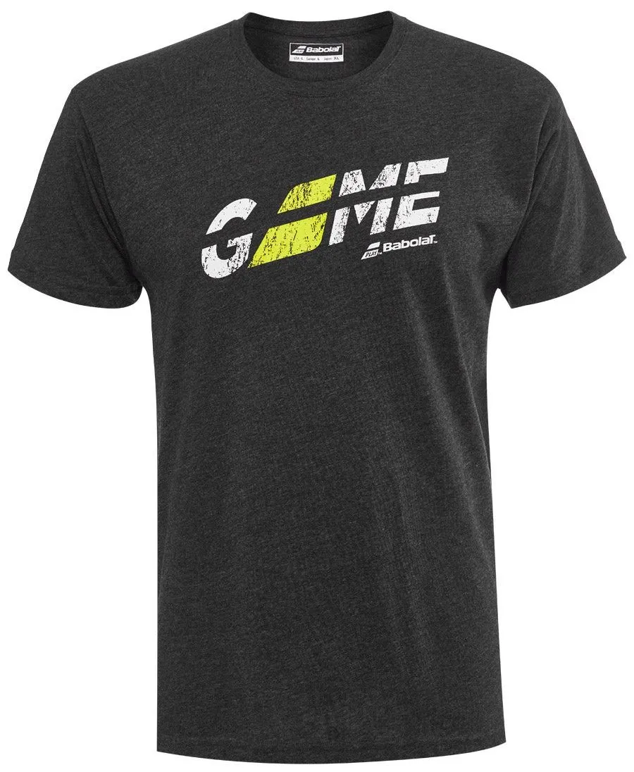 Babolat Exercise Flag Message Tee Men - black heather