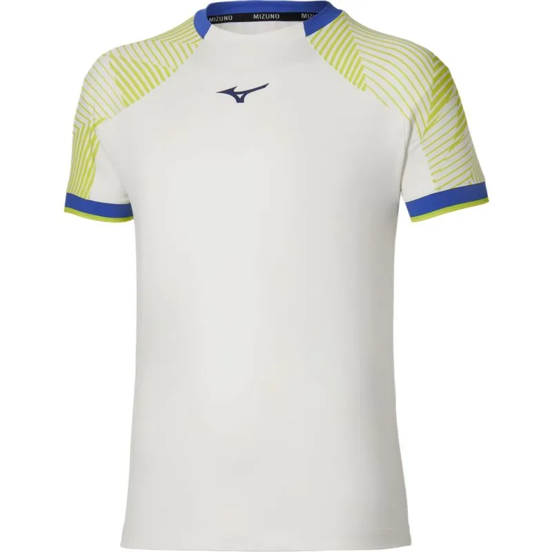 Mizuno Stargazer Shadow Short-Sleeve - white/yellow