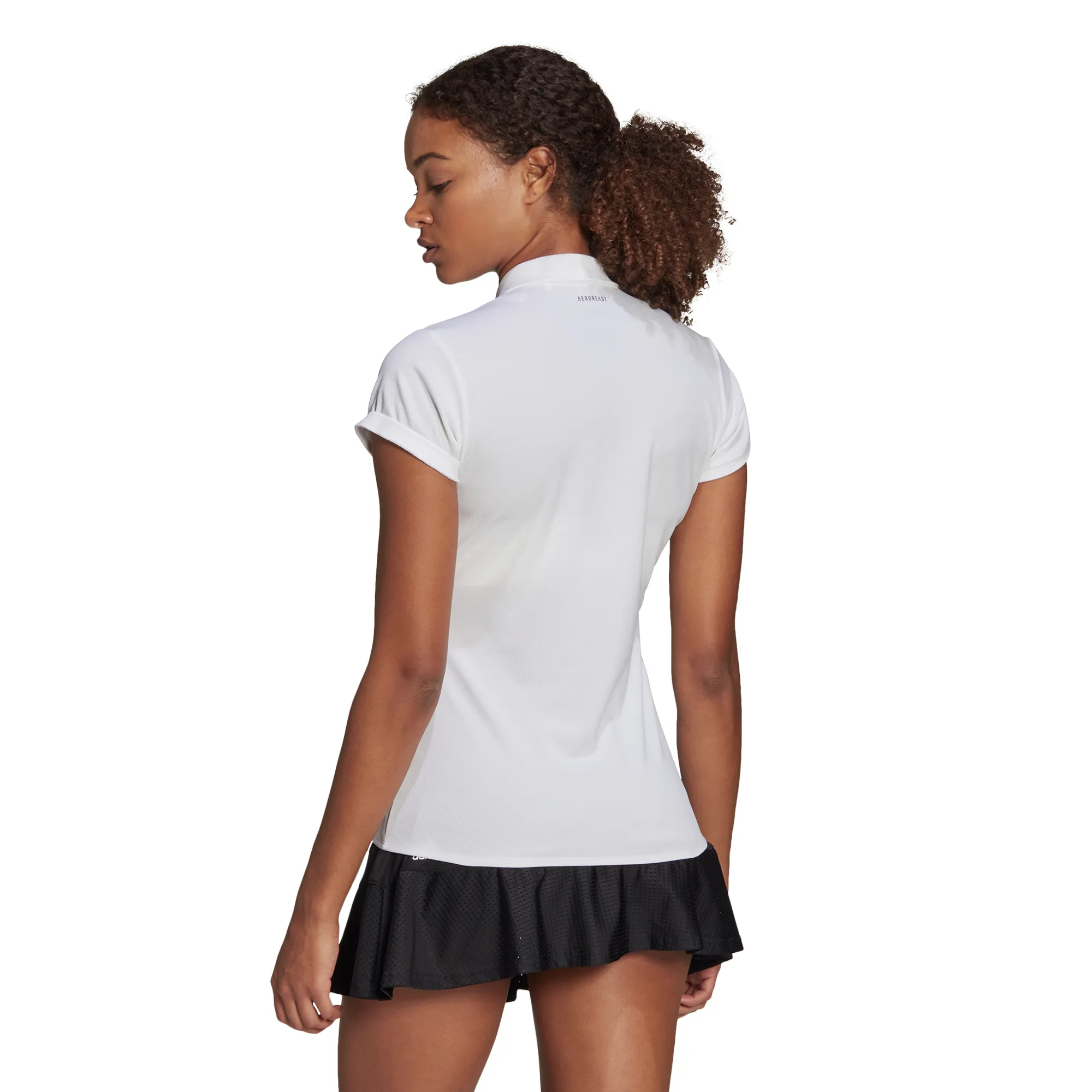 adidas-w-club-3-stripes-polo-white-matte-silver-3 Adidas W Club 3 Stripes Polo - white/matte silver