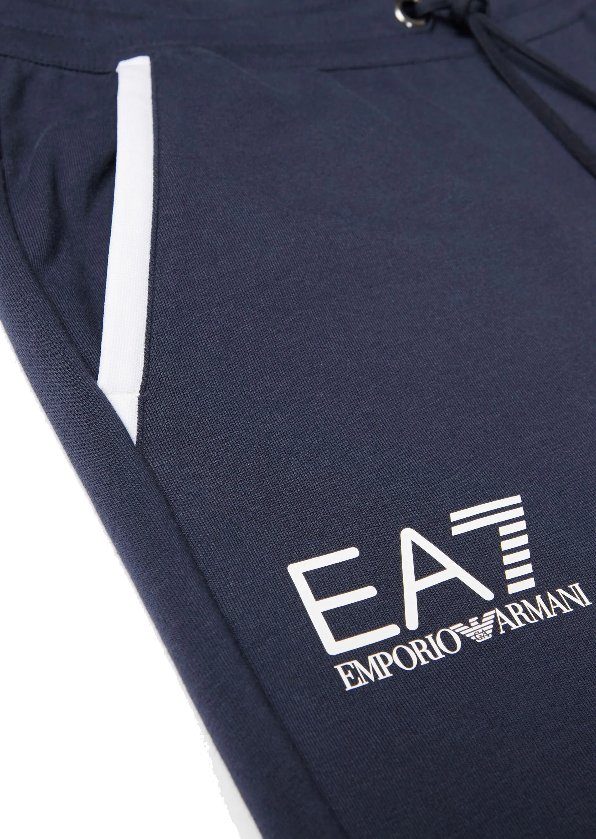 EA7 Woman Jersey Shorts - navy blue