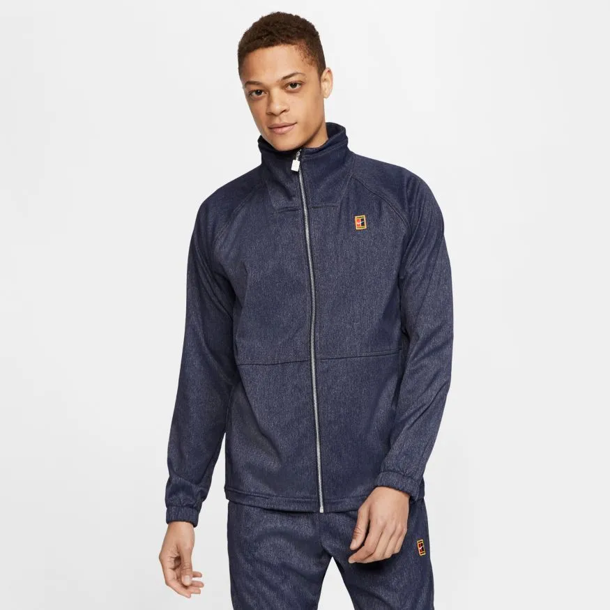 Nike Court Jacket PS NT - obsidian/wheat