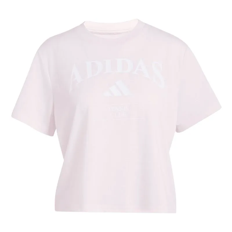 Adidas Heritage Tennis Graphic - distant pink