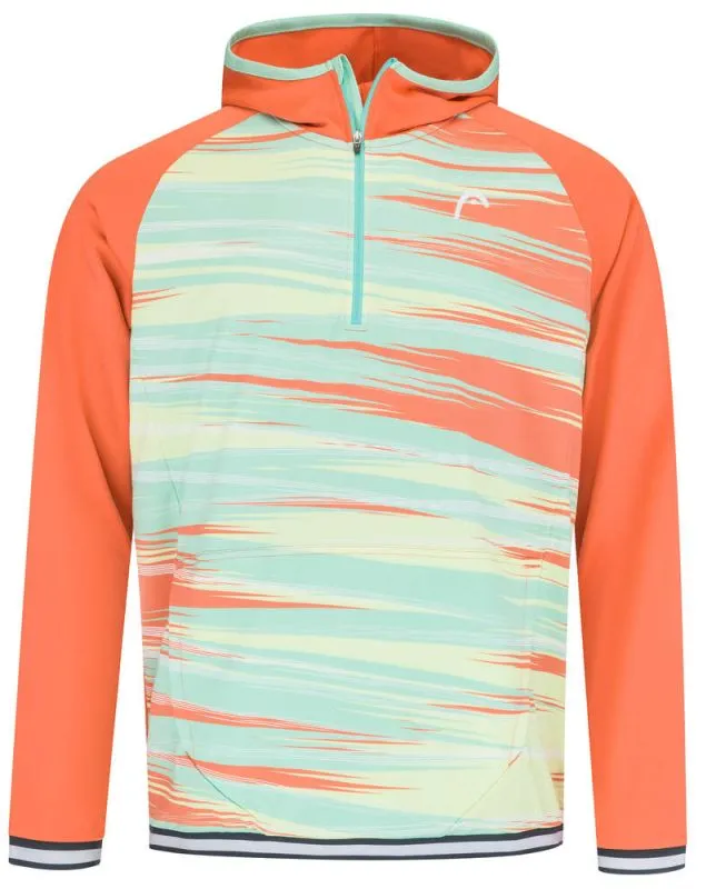 Head Topspin Hoodie - pastell green/print vision