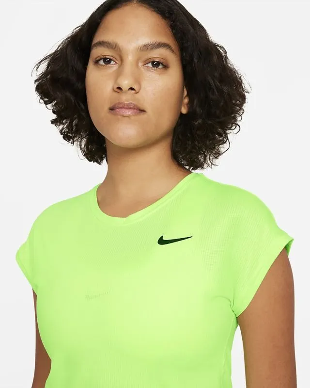 nike-court-dri-fit-victory-top-ss-w-lime-glow-black-3 Nike Court Dri-Fit Victory Top SS W - lime glow/black
