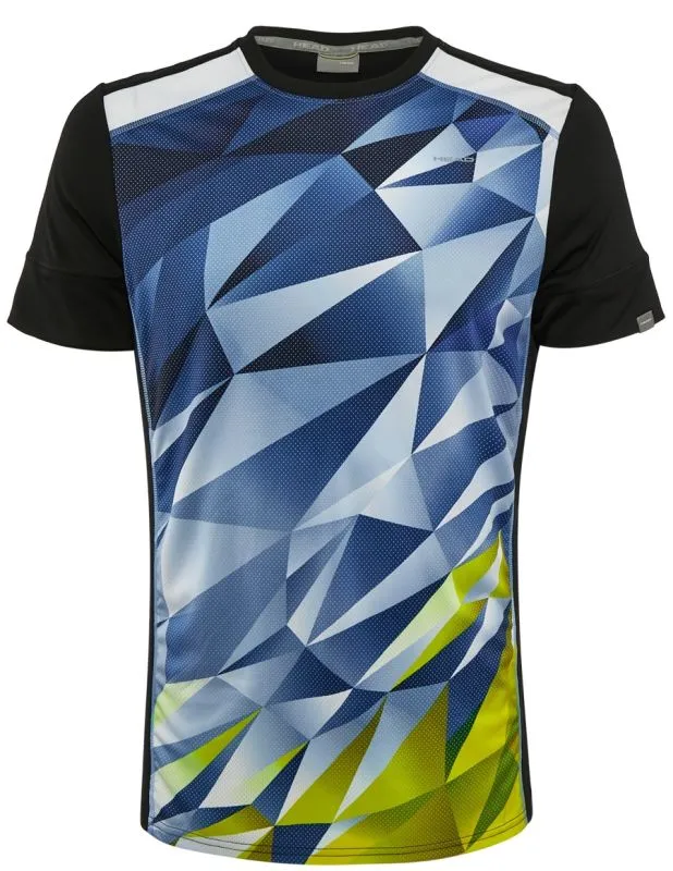 Head Medley T-Shirt Men - sky blue/yellow