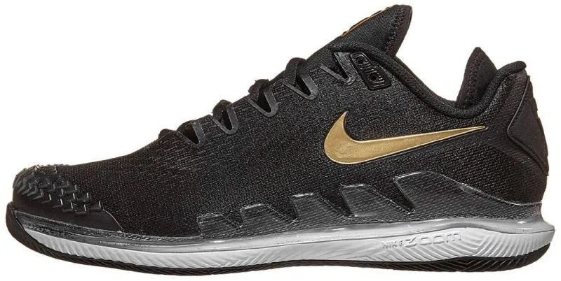 Nike Air Zoom Vapor X Knit - black/metallic gold/white