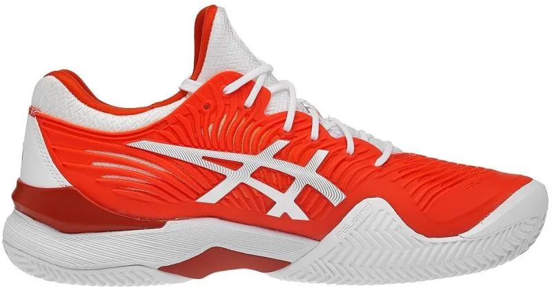 Asics Court FF Novak Clay - cherry tomato/white