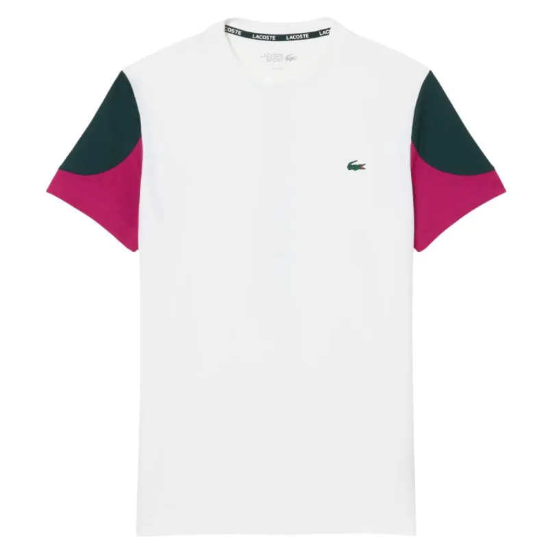 Lacoste Sport Printed Colour-Block - white/green/fuchsia pink Lacoste Sport Printed Colour-Block - white/green/fuchsia pink
