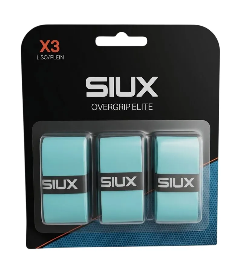 Siux Overgrips Elite 3P - turquoise Siux Overgrips Elite 3P - turquoise