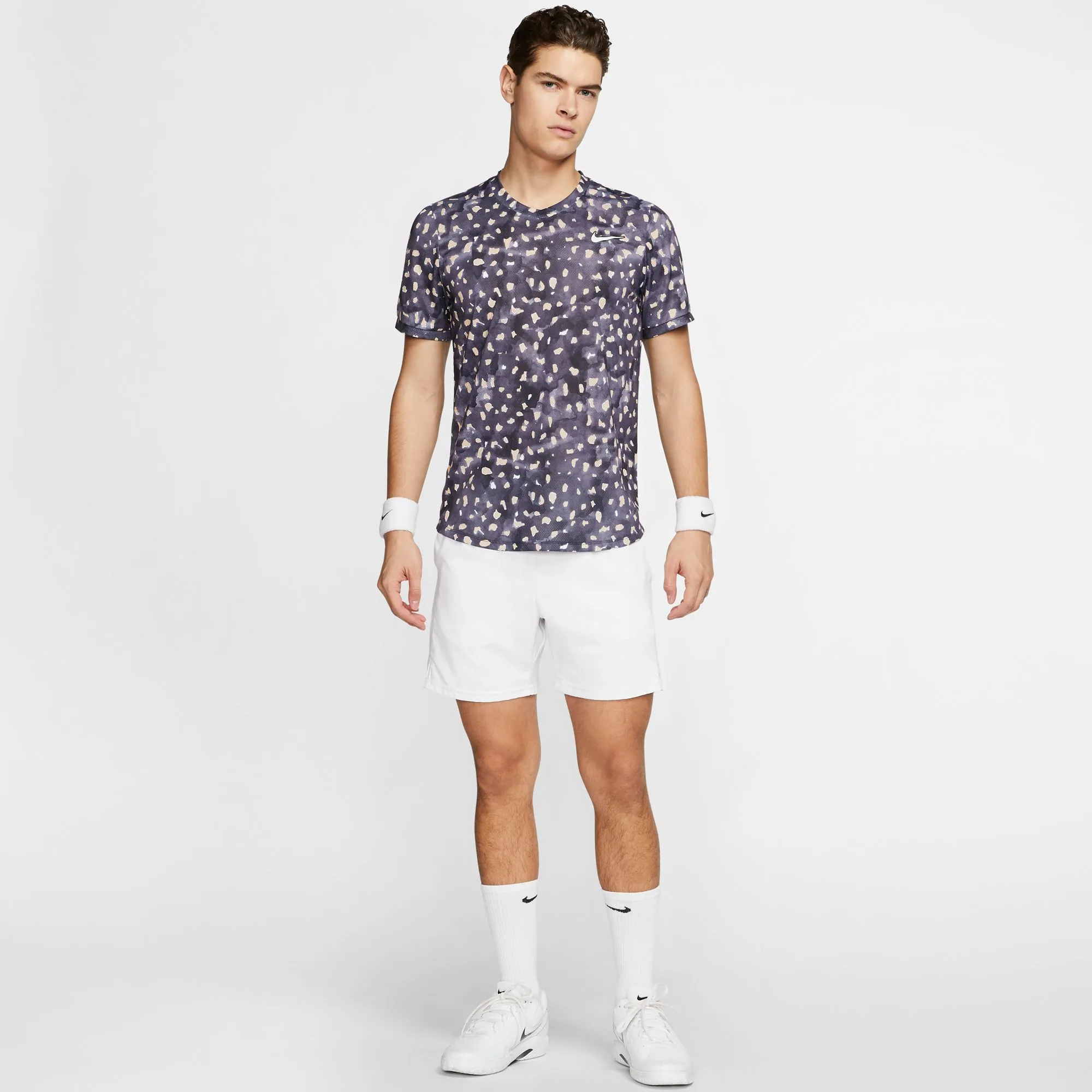 Nike Court Challenger Top SS MB NT1 - gridiron/gridiron/white