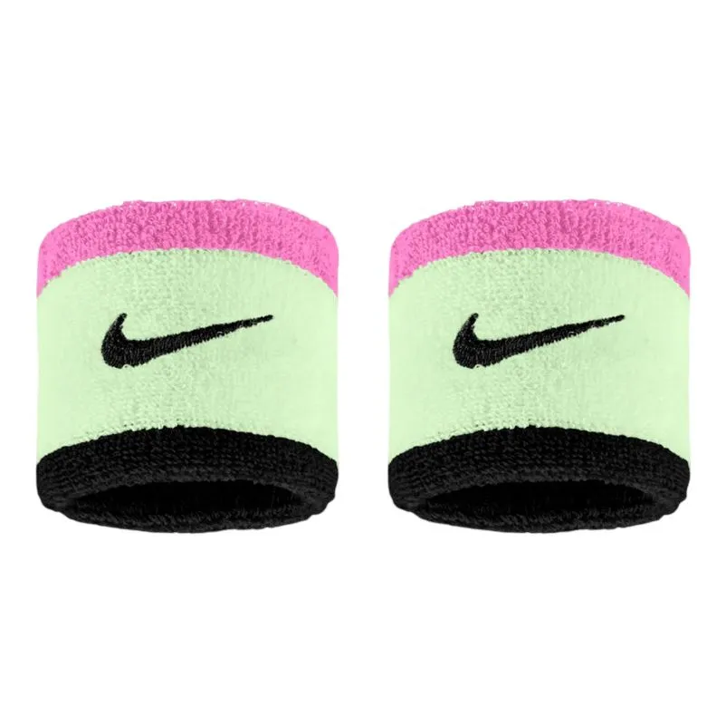 Nike Swoosh Classic Wristband 2P - pink/lime/black Nike Swoosh Classic Wristband 2P - pink/lime/black
