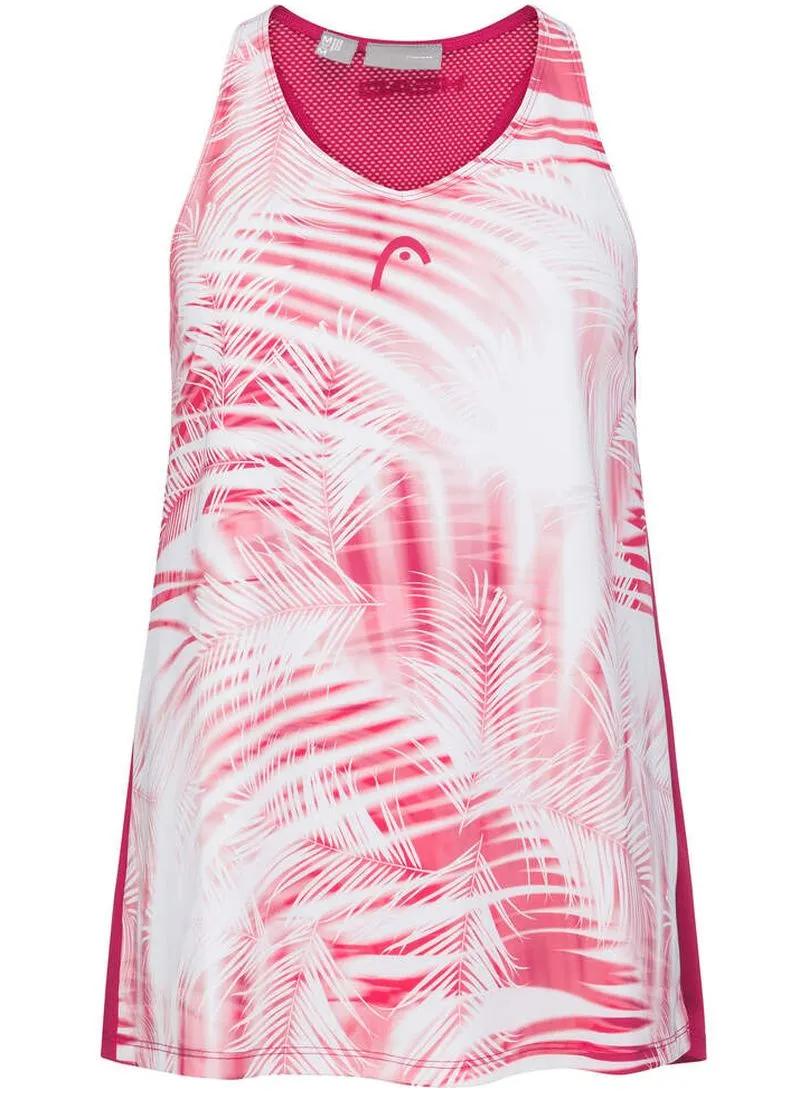 Women's top Head Agility Tech Tank Top - mulberry/print vision - Multicolor