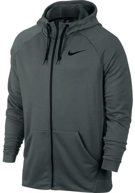 Nike Dry Hoodie FZ Fleece - mineral spruce/black