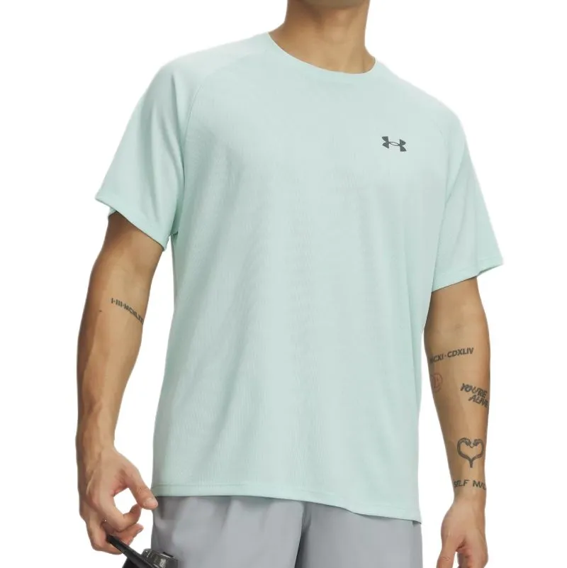 Under Armour Tech Textured Short Sleeve - refresh mint/deprecated/castlerock Under Armour Tech Textured Short Sleeve - refresh mint/deprecated/castlerock