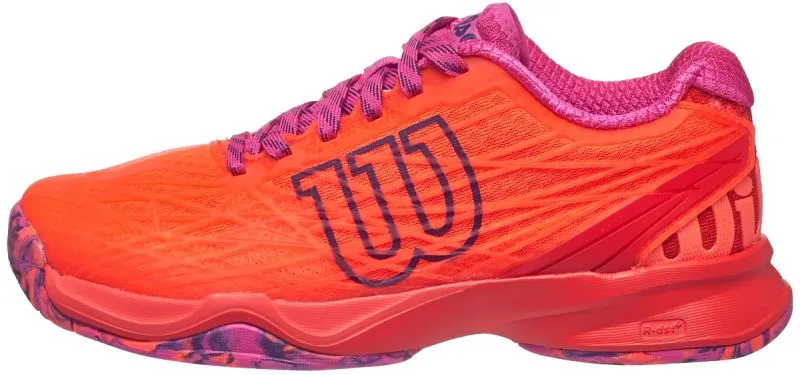 Wilson Kaos W - fiery coral/fiery red/rose violet