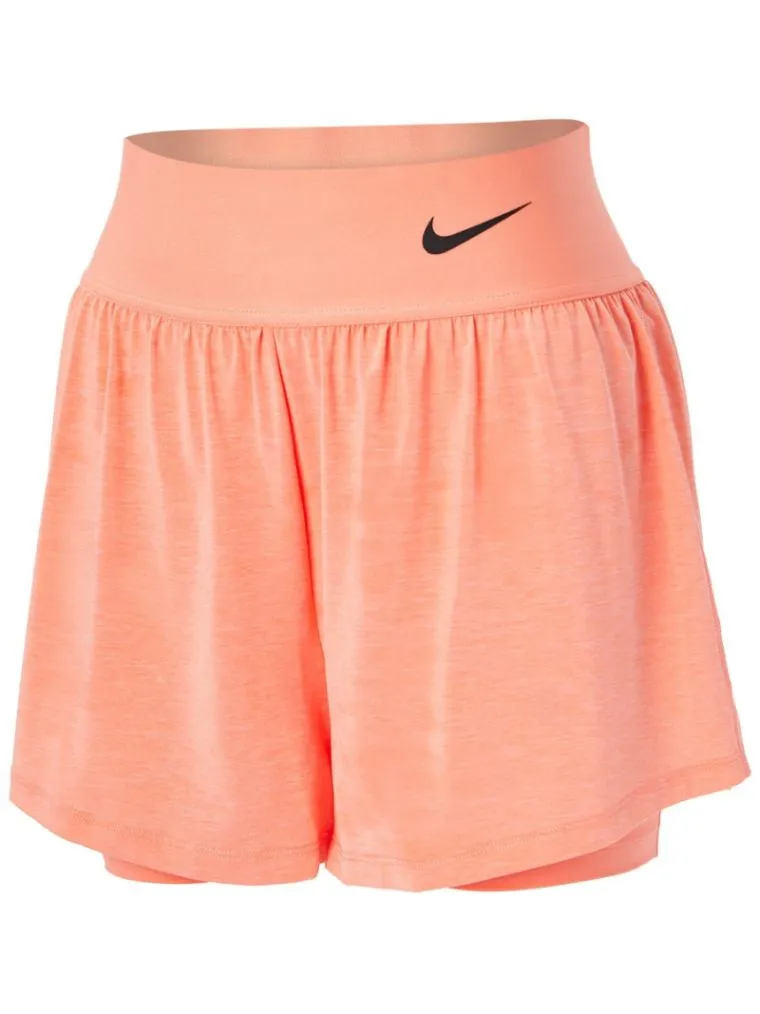 Nike Court Dri-Fit Advantage Short W - crimson bliss/black Nike Court Dri-Fit Advantage Short W - crimson bliss/black