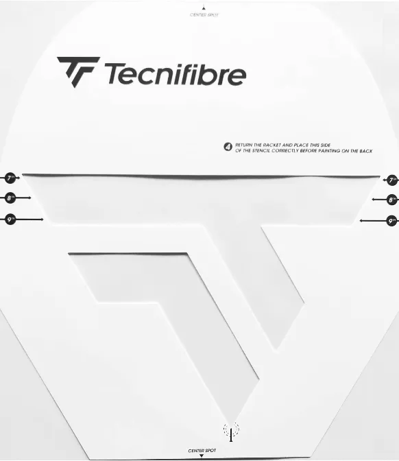  Tecnifibre Pochoir Tennis Stencil