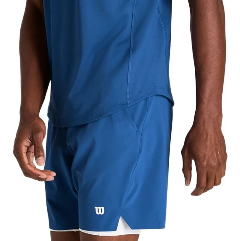 Wilson Tournament Short 7" Unlined - blue