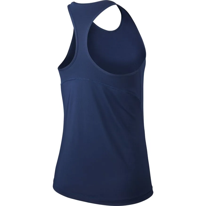 Nike Pro Tank All Over Mesh - obsidian/white