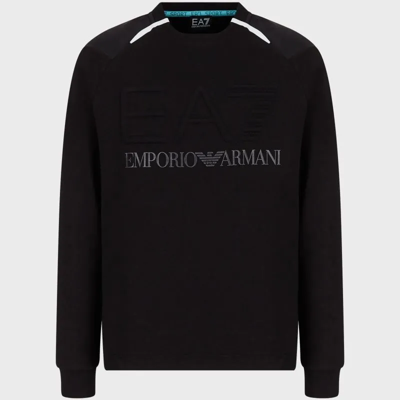 ea7-man-jersey-sweatshirt-black-2 EA7 Man Jersey Sweatshirt - black