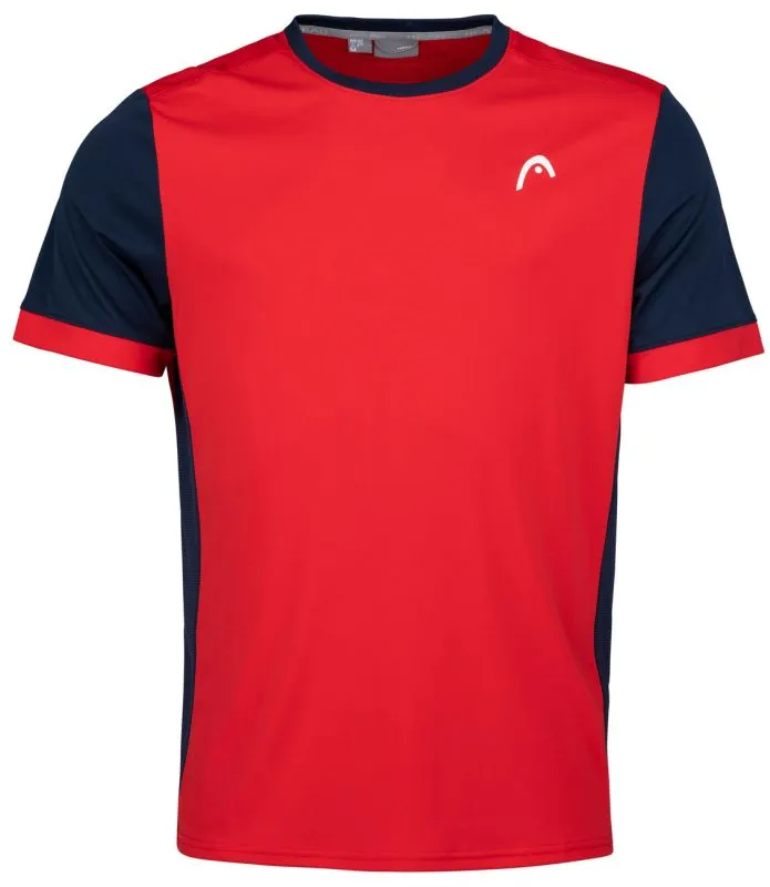 Head Davies T-Shirt B - red/dark blue