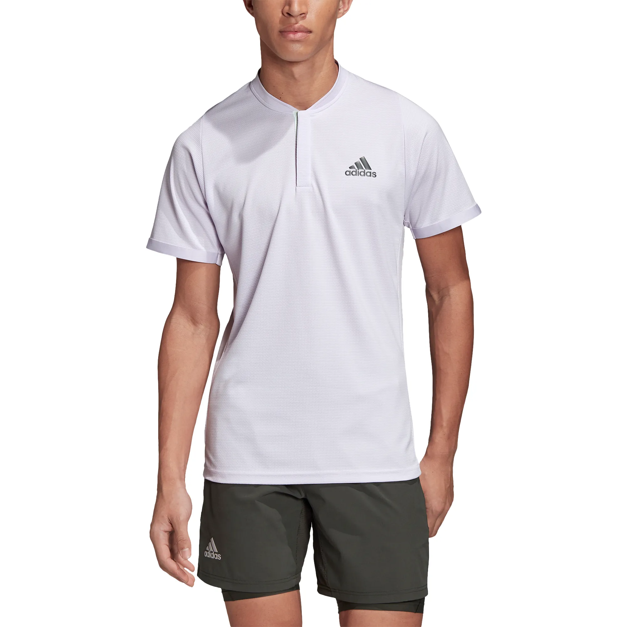 Adidas Freelift Polo Heat Ready - purple tint/legend earth