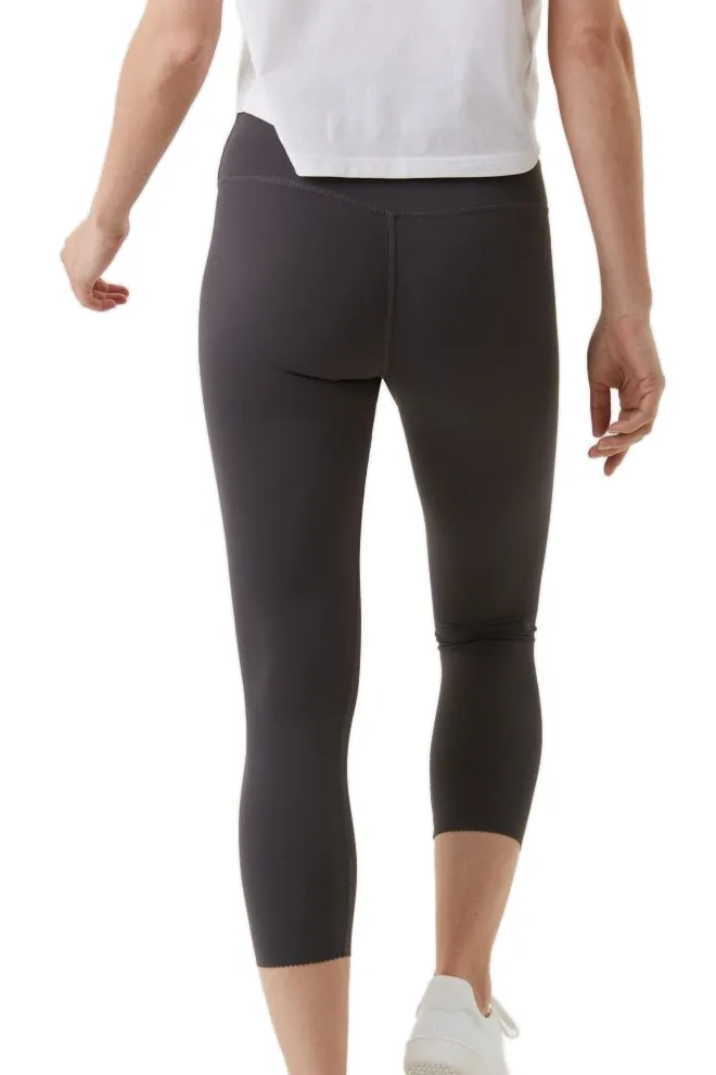 Björn Borg Borg High Waist Comfort 7/8 Tights - gray pinstripe