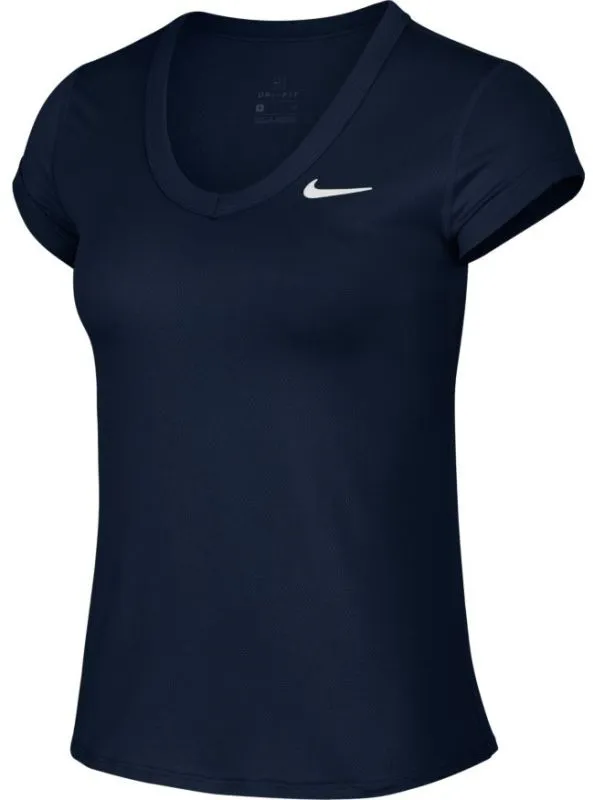 nike-court-dry-top-ss-w-obsidian-white-1 Nike Court Dry Top SS W - obsidian/white