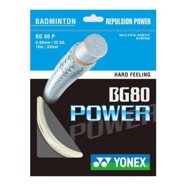 Yonex BG 80 Power (10 m) - white Yonex BG 80 Power (10 m) - white
