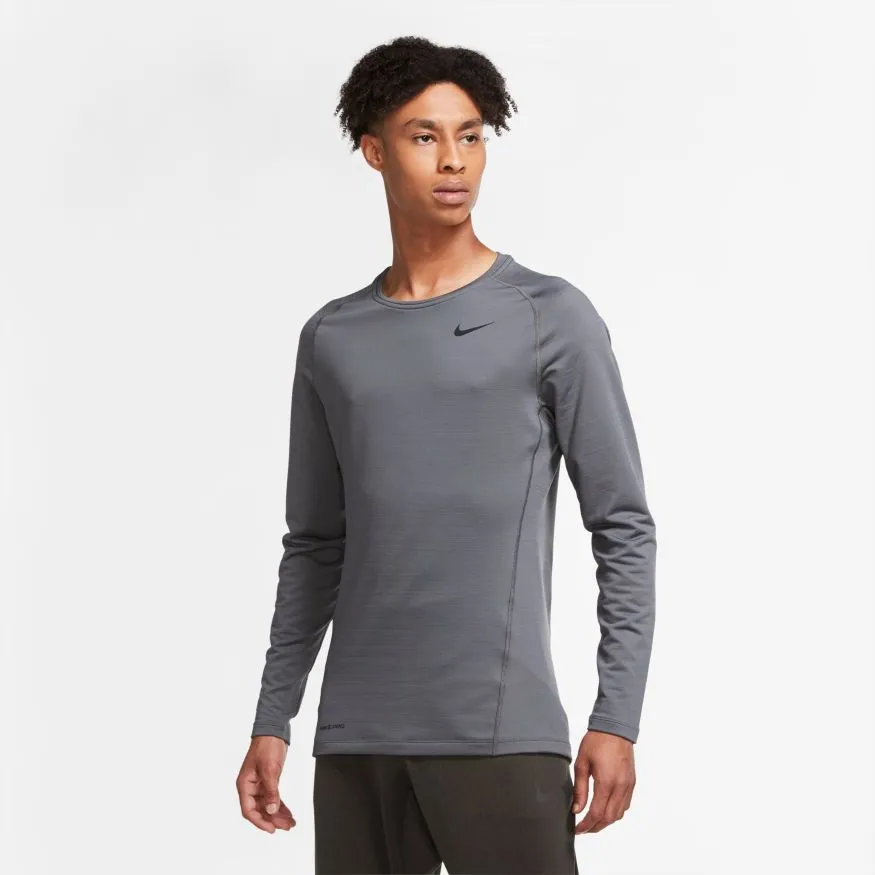 nike-pro-warm-long-sleeve-top-m-grey-3 Nike Pro Warm Long Sleeve Top M - grey
