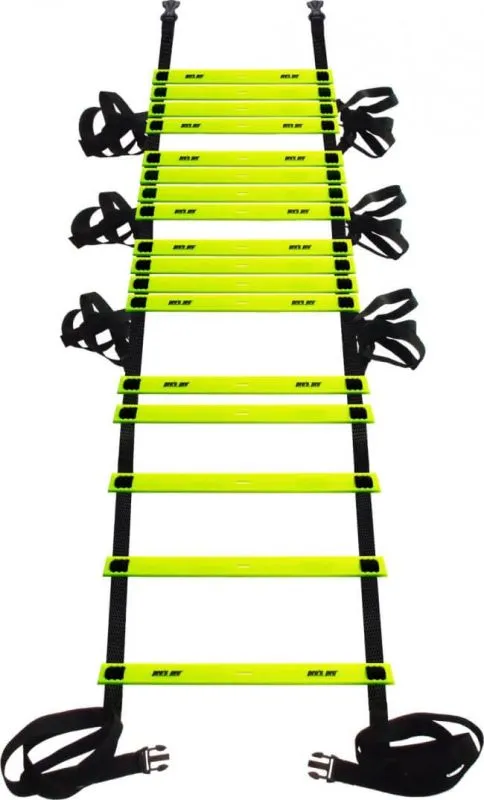 Pro's Pro Agility Ladder 4 Part (8 m) - neon yellow