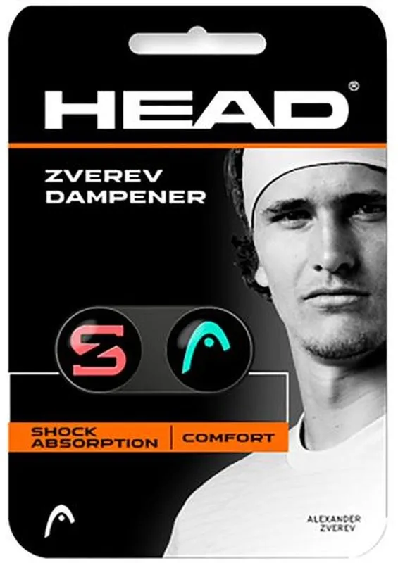 head-zverev-dampener-teal-hot-lava-1 Head Zverev Dampener - teal/hot lava