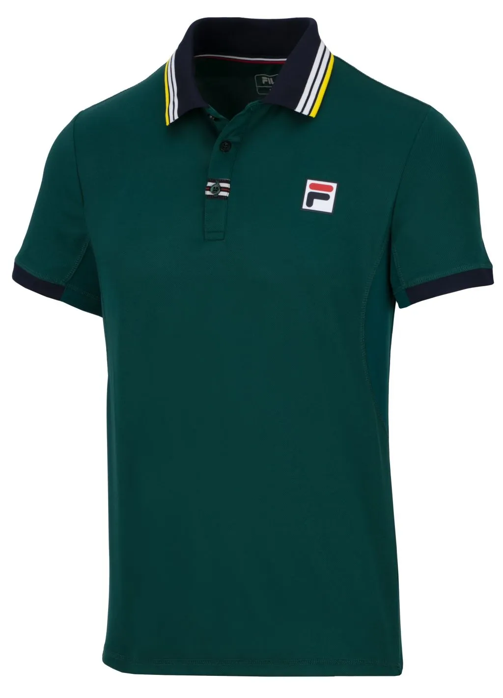 Fila Polo Andrew - deep teal/fila navy/buttercup Fila Polo Andrew - deep teal/fila navy/buttercup