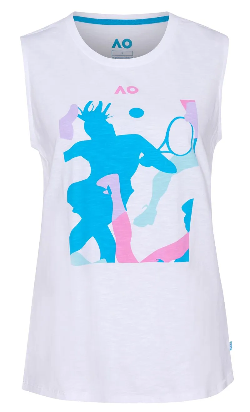 Australian Open Singlet Player Camouflage