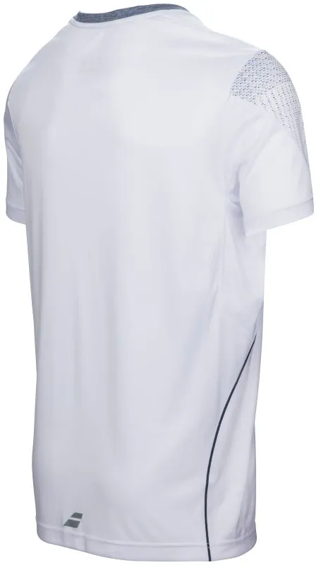  Babolat Performance Crew Neck Tee Men - white